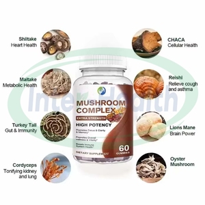 Ausreson Private Label Nootropic Suplementos para el cerebro Lions Mane Mushrooms Gummy Organic Mushroom Gummies - Product Image 2