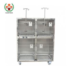 Casa para perros y gatos, jaula de oxígeno para mascotas de acero inoxidable, a buen precio, a la venta - Product Image 2