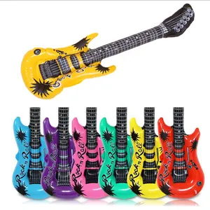 Partito Accessori Per la musica Rock Star 6 colore Impermeabile Strumento di giocattoli Gonfiabili Chitarra Elettrica