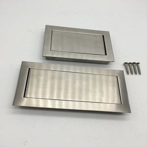 Poignée de porte d'armoire cachée encastrée de meubles durables de la meilleure qualité avec trou de cylindre - Product Image 1