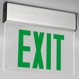 Señal de salida de emergencia LED del mercado norteamericano con luz de emergencia recargable LED con lista UL - Product Image 5