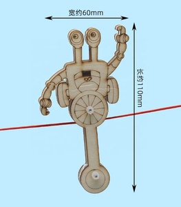 Robot que Camina sobre un Hilo, Número 1, Tecnología de Madera Hecha a Mano, Pequeña Invención, Experimento Científico STEAM, Ayuda Didáctica para Niños de 5 a 13 Años - Product Image 6