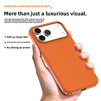 Étui de téléphone magnétique antichoc en TPU tressé de luxe pour iPhone 17 16 15 Pro Max, compatible avec la recharge sans fil