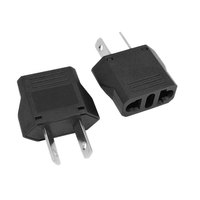 Adaptateur de prise AU, 2 broches plates, mini convertisseur US EU AU, utilisé pour les ordinateurs portables, prise d'alimentation 6A110-250V