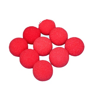 Nez de clown rouge en éponge, accessoire de costume d'Halloween, décoration de scène en gros - Product Image 3