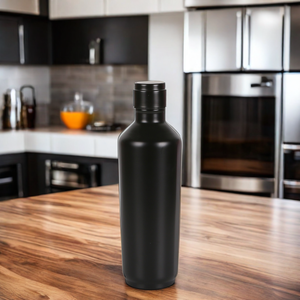 Taza de agua portátil de acero inoxidable de doble capa 304 con borde cruzado, diseño de jarrón de <span class=keywords><strong>boca</strong></span> pequeña, termo térmico para el hogar - Product Image 5