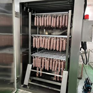 فرن تدخين صناعي أوتوماتيكي عالي الجودة من الفولاذ المقاوم للصدأ 304 لتدخين الأسماك والنقانق - Product Image 6