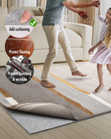 Meilleures ventes : Tapis de protection antidérapant en feutre pour sols en bois dur, 1/8, avec système de fixation pour tapis, Décoration intérieure