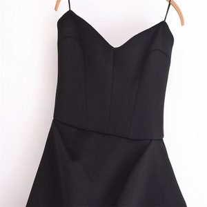 <span class=keywords><strong>Abbigliamento</strong></span> da <span class=keywords><strong>donna</strong></span> 2024 nuova moda abito Top in misto misto abito <span class=keywords><strong>retrò</strong></span> classico Mini abito da <span class=keywords><strong>donna</strong></span> nero - Product Image 3