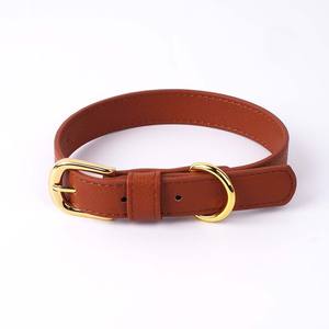 Collare per Cani di Lusso Vegano in Pelle PU con Dettagli Dorati, Vendita all'Ingrosso di Accessori per Animali Domestici - Product Image 4