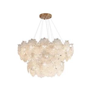 Lampadario <span class=keywords><strong>a</strong></span> fiori in vetro moderno per soggiorno sala da pranzo <span class=keywords><strong>camera</strong></span> da <span class=keywords><strong>letto</strong></span> decorazione per la casa lampada <span class=keywords><strong>a</strong></span> <span class=keywords><strong>sospensione</strong></span> lampada Lustre - Product Image 3