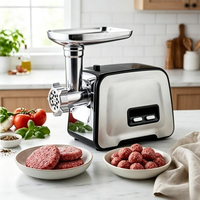 Hachoir à viande industriel multifonctionnel, accessoire de bureau, base antidérapante, engrenages et boîte de vitesses en plastique, hachoir à viande électrique