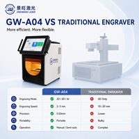 Machine de gravure laser 3D sur cristal portable avec écran tactile IA pour personnalisation de photos 2D et 3D
