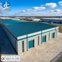 Atelier préfabriqué en structure métallique à construction rapide, entrepôt, bâtiment industriel de fabrication moderne