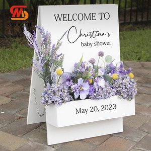 Bienvenue Signe Conseil Stand personnalisé Rectangle Hd Impression Décor Acrylique Affiche Toile de Fond Stand Pour La Décoration D'événement De Mariage - Product Image 1