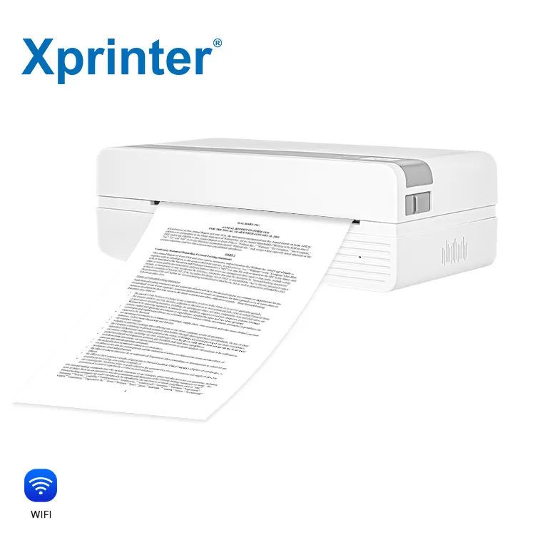 Xprinter impressora térmica portátil a4, impressora branca de cor branca, bluetooth, portátil inteligente de fábrica XP-D81