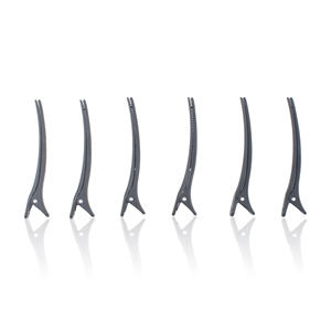 Pinzas de sujeción para peluquería, pinzas de sección, pinzas de <span class=keywords><strong>cocodrilo</strong></span> para peluquero, herramientas de estilismo, accesorios para el cabello, pinzas para el pelo de <span class=keywords><strong>cocodrilo</strong></span> negro - Product Image 3