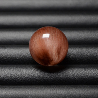 Perle de quartz rutilé en cuivre œil de chat simple pour bracelet multi-pierres