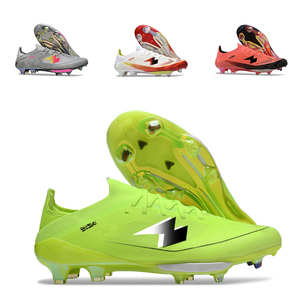 Chaussures de football <span class=keywords><strong>FG</strong></span> pour hommes, chaussures de sport de marque, chaussures de sport entièrement tricotées, imperméables, avec lacets, prêtes à être expédiées, F50 - Product Image 1