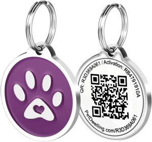 Vente directe usine : Collier à <span class=keywords><strong>code</strong></span> QR unique, médailles d'identification en silicone tendance pour animaux de compagnie de taille moyenne à grande, personnalisables - Product Image 4