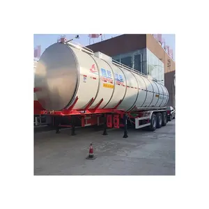 3 trục nhiên liệu diesel tàu chở dầu thô xe tải giao thông vận tải Trailer dầu xăng dầu Tank Trailer bán