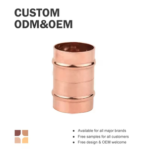 ข้อต่อท่อทองแดงฟอร์จคุณภาพสูง ขนาด 15 มม. 22 มม. 35 มม. แบบปลายต่อ ยี่ห้อ BETTERWAY รับประกัน 3 ปี พื้นผิวขัดเงา - Product Image 2