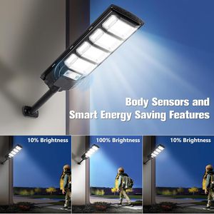 Lámpara Solar LED de 300W 500W 600W 1000W, Precio de Fábrica, Policristalina, para Exteriores, IP65, con Batería AC, para Alumbrado Público - Product Image 5