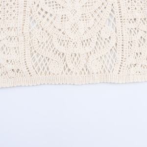 Suéter Casual de Manga Larga con Cuello Redondo Color Beige para Mujer, Transpirable, Estampado, 100% Poliéster, para Otoño - Product Image 5