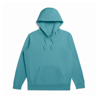 Sudadera de punto extragrande para hombre, 340 GSM, 100% algodón, forro polar, impermeable, transpirable, de secado rápido, ecológica, talla grande