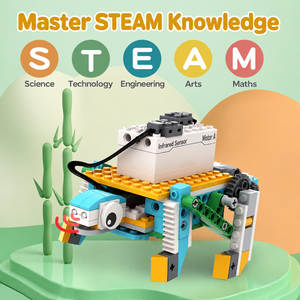 CB05 Kit Robotico Educativo High-Tech STEAM - Giocattolo di Costruzione Elettronica con Materiali in Plastica ABS - Product Image 3