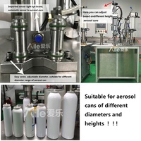 Machine de remplissage d'aérosol de BOV automatique, sac sur la Valve, machine de remplissage d'extincteur de pulvérisation