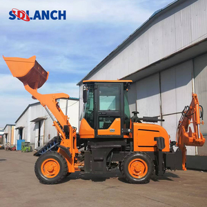 Mesin cetak EPA 4x4 Back hoe <span class=keywords><strong>Loader</strong></span> Retro penggali Diesel beroda Tiongkok pemuat Backhoe - Product Image 5