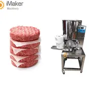 Машина для изготовления гамбургеров и картошек с функцией приклеивания бумаги