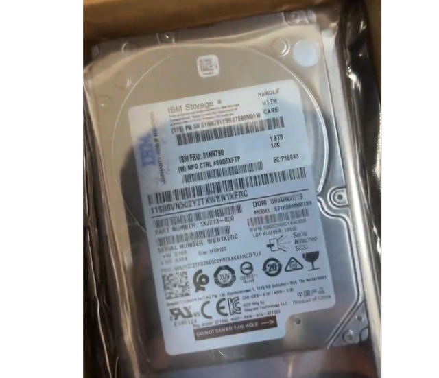 IB M 01NN790 ST1800MM0139 1.8TB 2.5IN SAS 3 12 Gb/s 10K RPM 256MB 01NN791 Hard Drive