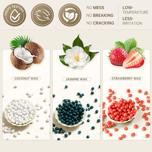 Perles de cire dépilatoire sans bandes, de qualité supérieure, pour une épilation douce et indolore, parfaites - Product Image 1