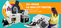 Nueva Impresora DTF A3 XP600 Blanca con Circulación de Tinta, Tinta de Pigmento, Automática para Camisetas, Pequeñas Empresas, 1 Año de Garantía