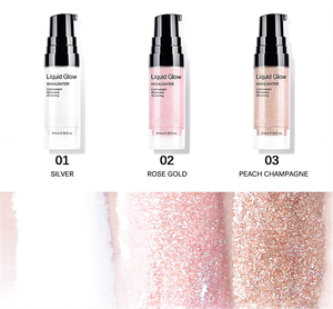 Gouttes d'<span class=keywords><strong>illuminateur</strong></span> liquide minéral - <span class=keywords><strong>Illuminateur</strong></span> modulable avec formule végane et longue durée, multicolores pour un éclat rosé - Product Image 2