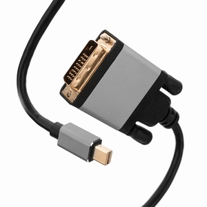 De aluminio Ultra HD 4K <span class=keywords><strong>Mini</strong></span> DP a <span class=keywords><strong>Dvi</strong></span> 24 + 1 <span class=keywords><strong>Cable</strong></span> activo 24K chapado en oro <span class=keywords><strong>Cable</strong></span> <span class=keywords><strong>DisplayPort</strong></span> - Product Image 4