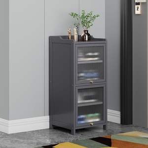 Zapatero multifuncional, estante de almacenamiento rectangular, tipo vertical, para dormitorios y habitaciones de alquiler, diseño que ahorra espacio - Product Image 4