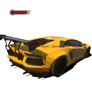 Kit de Carrocería para Lamborghini Aventador LP700, Estilo LB, Fibra de Vidrio, Parachoques Delantero y Trasero, Alerón Trasero, Cejas de Rueda - Product Image 3