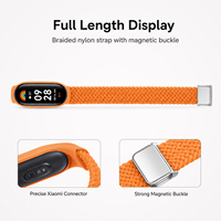 Correa Magnética de Nailon Trenzado para Xiaomi Smart Band 10 9 8 y Mi Band 7 6 5 4 3, Correa Suave y Transpirable para Uso Diario y Deportivo