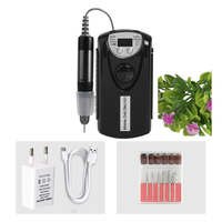 Perceuse à ongles en plastique ABS 30KRPM polisseuse à ongles électrique avec écran LCD Dm 101 polisseuse à ongles
