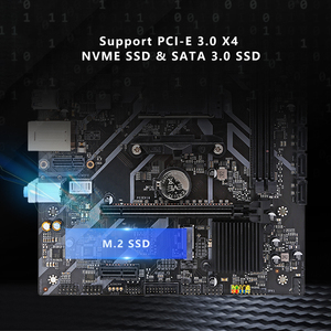 Carte mère AMD A520 Micro ATX pour ordinateur DIY, compatible avec les processeurs AM4 Ryzen, SSD M.2, <span class=keywords><strong>DDR4</strong></span> jusqu'à 64 Go - Product Image 2