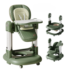 Nuovo Design Mulit-function Baby pranzo seggiolone girello pieghevole alimentazione del bambino mangiare sedia a <span class=keywords><strong>dondolo</strong></span> altalena per bambini 3 in 1 - Product Image 3