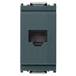 Prise RJ45 8/8 Gris 5.1x2.8x5.3 pour panneau de brassage - Product Image 1