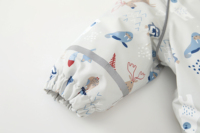 Tutina Invernale in Pile Softshell per Neonati, Antivento e Calda con Cappuccio per Bambini da 1 a 4 Anni, OEM per Uso Esterno e Quotidiano