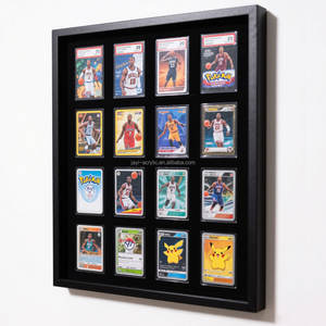 Cadre d'affichage mural en acrylique à grille personnalisée pour cartes à collectionner graduées/Pokémon/objets <span class=keywords><strong>de</strong></span> <span class=keywords><strong>collection</strong></span> sportifs avec protection UV - Product Image 2