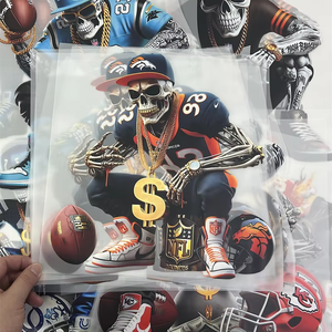 卸売NFL Dtf転送卸売印刷可能ビニール鉄熱転写印刷ヒートプレスパッチ衣類ステッカーペット - Product Image 3