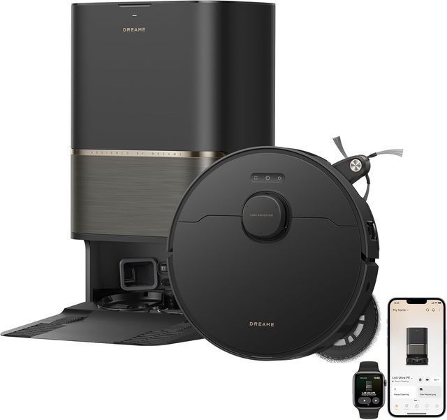 DREAME L60 Pro Ultra Robot Vacuum Mop 35000Pa Suction LDS Slam+VSLAM Navigation Smart Obstacle Avoidance Auto-Empty App Control
