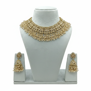 Luxury High Quality Vintage Alloy Rhodium Plated <b>Crystal</b> Rhinestone Choker Necklace <b>Set</b> Earrings Maang Tikka Ring Bracelet Gift - Product Image 2